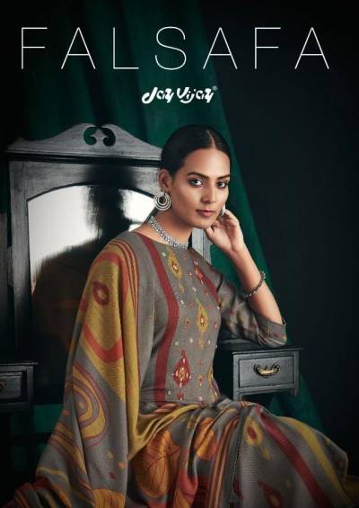 Falsafa By Jay Vijay Pashmina Winter Wear Salwar Kameez Collection